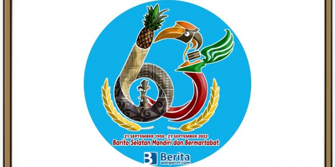 Logo HUT Barito Selatan 2022 ke-63 Tahun