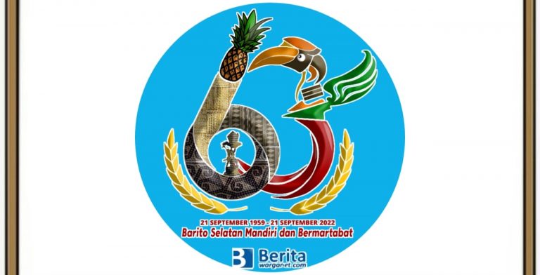 Logo HUT Barito Selatan 2022 ke-63 Tahun