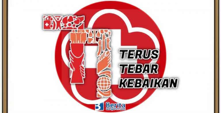Logo HUT PMI 2022 ke-77 Tahun