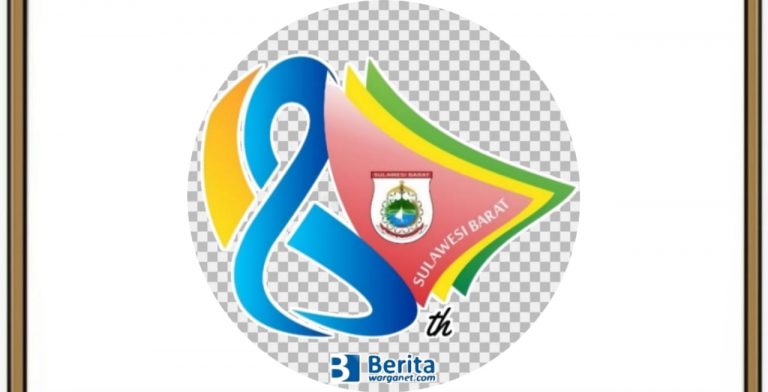Logo HUT Sulawesi Barat 2022 ke-18 Tahun