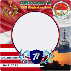 Twibbon Dirgahayu TNI Angkatan Laut ke-77