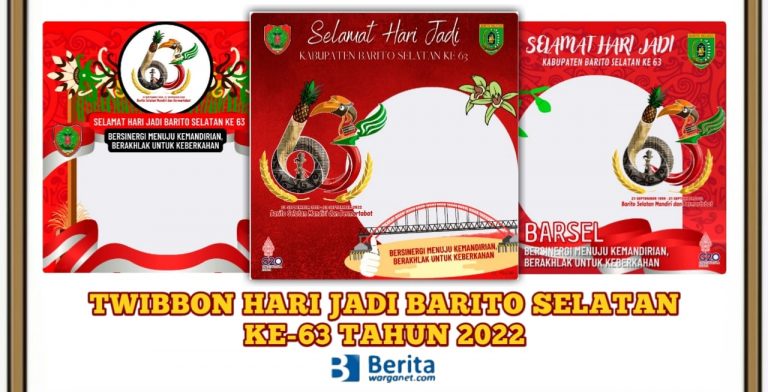 Twibbon Hari Jadi Barito Selatan ke-63 Tahun 2022