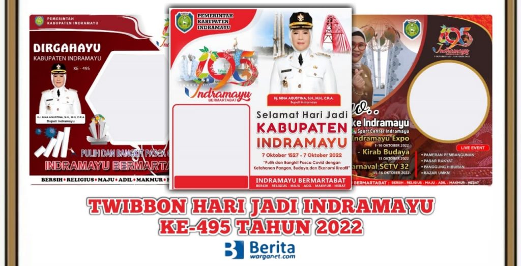 Twibbon Hari Jadi Indramayu ke-495 Tahun 2022