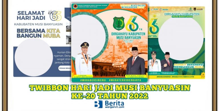 Twibbon Hari Jadi Musi Banyuasin ke-66