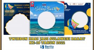 Twibbon Hari Jadi Sulawesi Barat ke-18 Tahun 2022