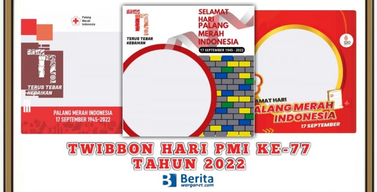 Twibbon Hari PMI ke-77 Tahun 2022 Klik Disini
