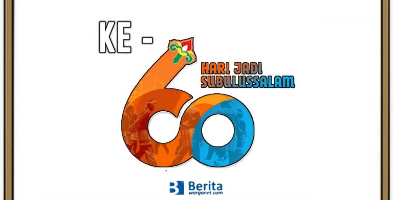 Logo HUT Subulussalam 2022 ke-60 Tahun