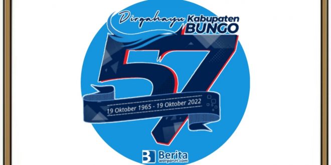 Logo HUT Kabupaten Bungo 2022 ke-57 Tahun