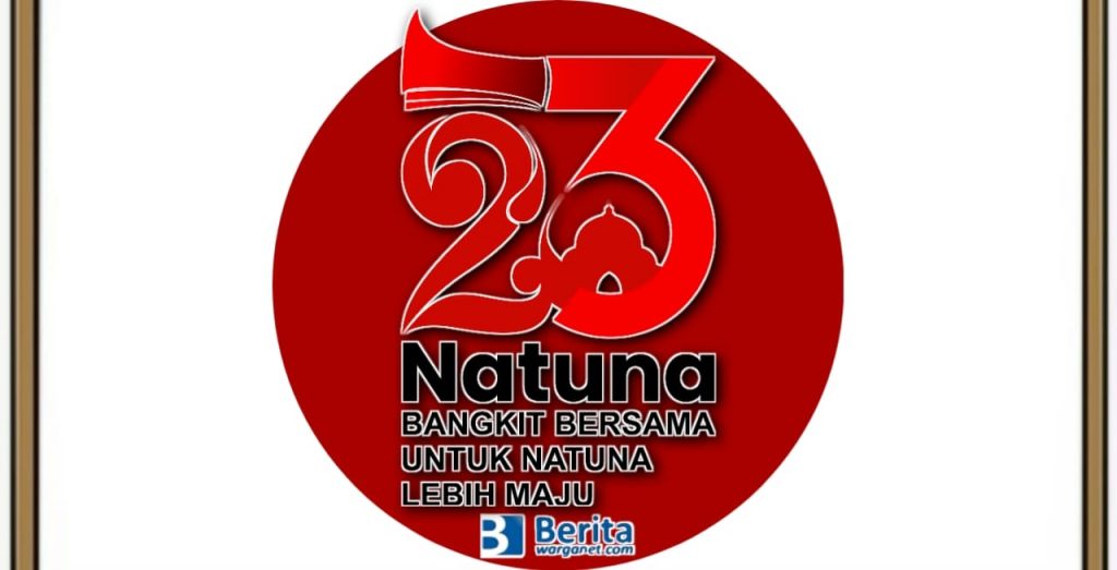 Logo HUT Kabupaten Natuna 2022 ke-23 Tahun
