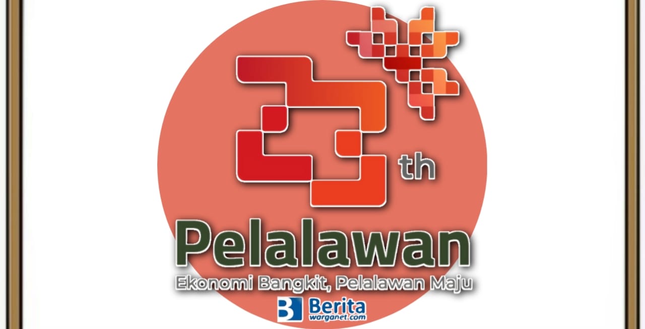 Logo HUT Kabupaten Pelalawan 2022 ke-23 Tahun