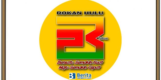 Logo HUT Kabupaten Rokan Hulu 2022 ke-23 Tahun