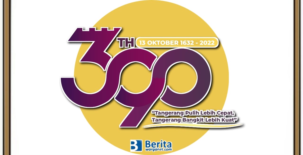 Logo HUT Kabupaten Tangerang 2022 ke-390 Tahun