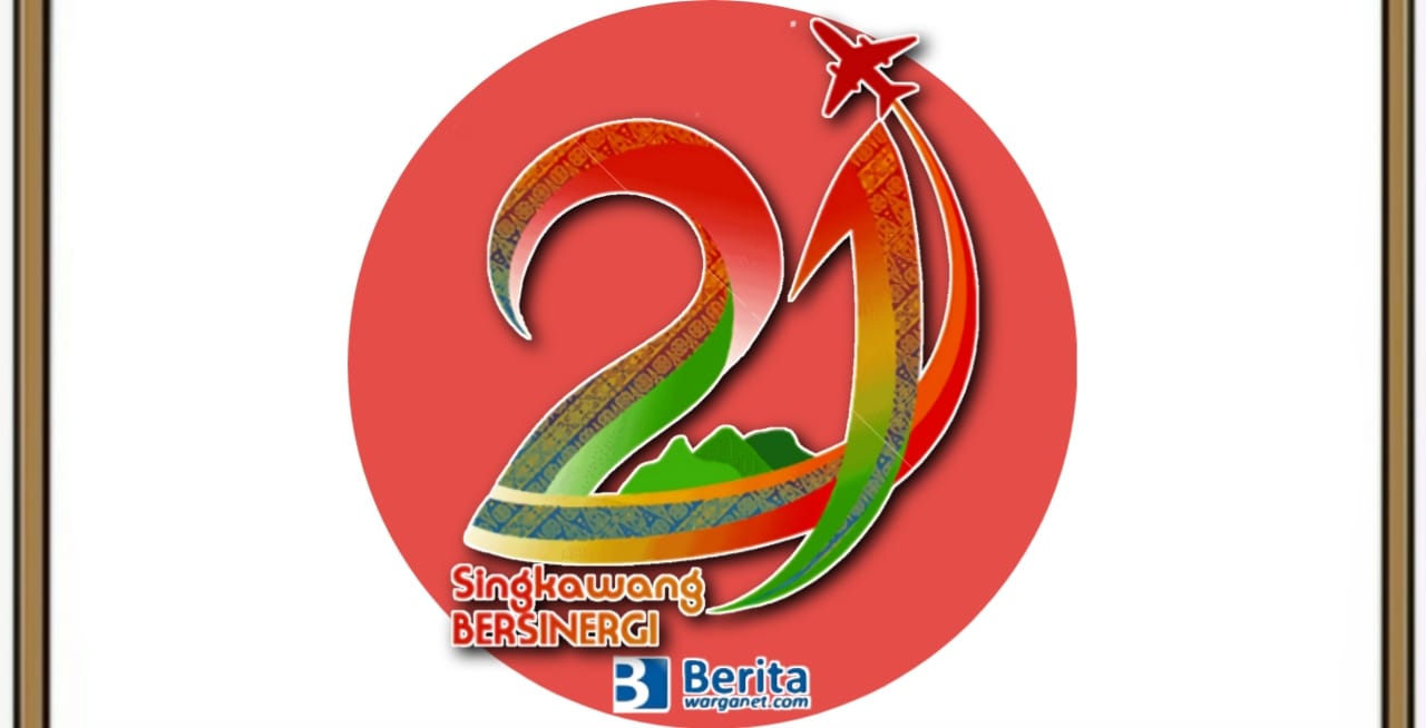 Logo HUT Kota Singkawang 2022 ke-21 Tahun