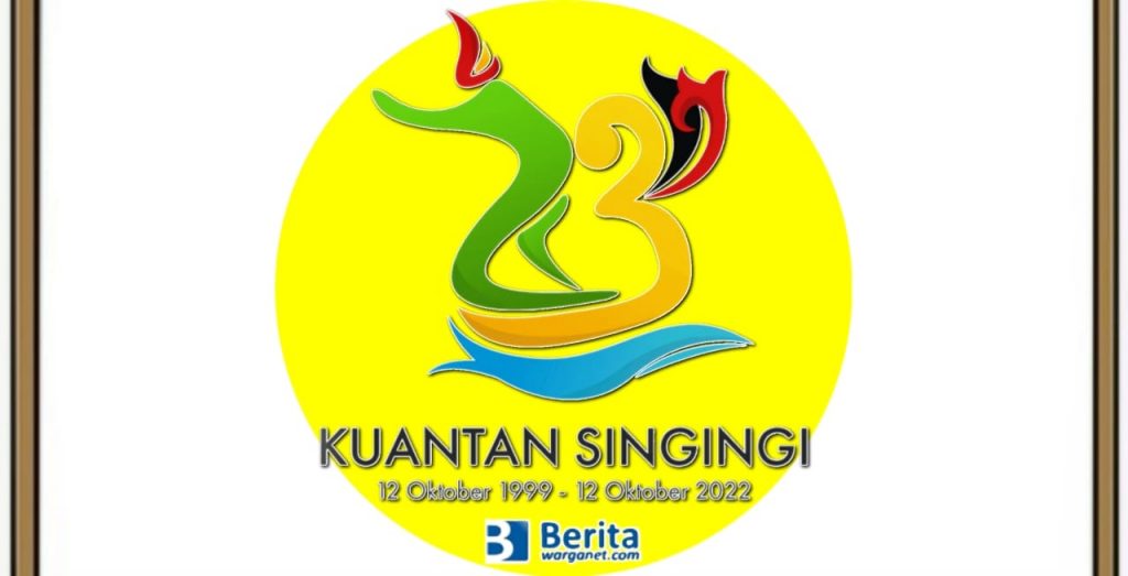 Logo HUT Kuantan Singingi 2022 ke-23 Tahun