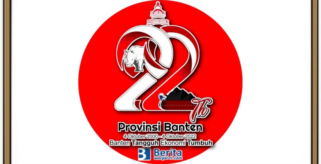 Logo HUT Provinsi Banten 2022 ke-22 Tahun