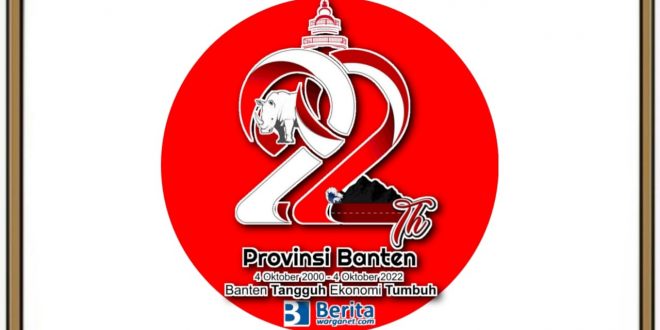 Logo HUT Provinsi Banten 2022 ke-22 Tahun