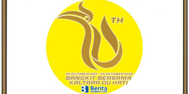 Logo HUT Provinsi Kaltara 2022 ke-10 Tahun