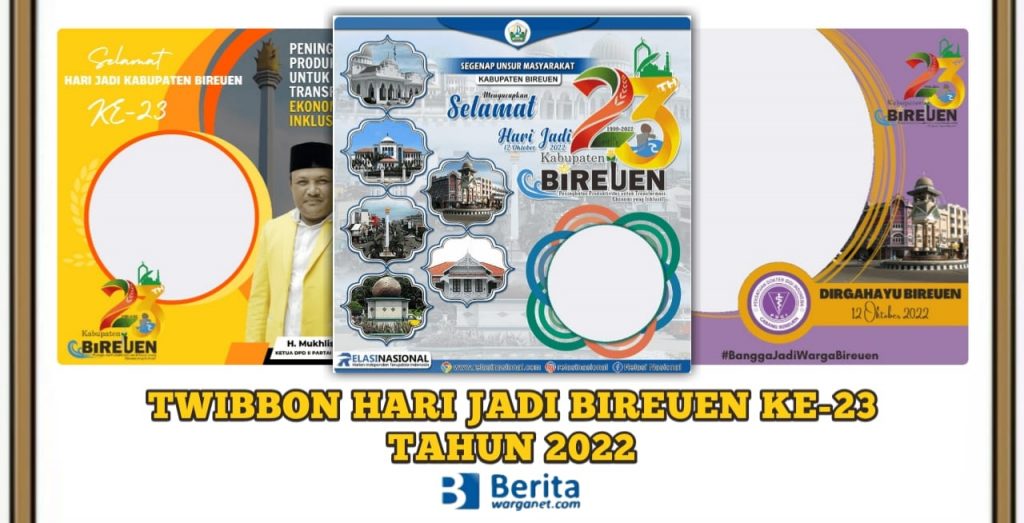 Twibbon Hari Jadi Bireuen ke-23 Tahun 2022