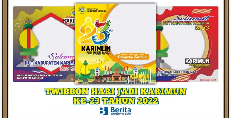 Twibbon Hari Jadi Karimun ke-23 Tahun 2022