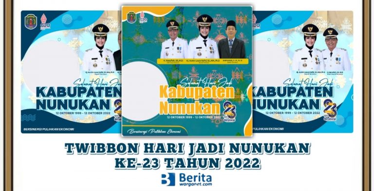 Twibbon Hari Jadi Nunukan ke-23 Tahun 2022