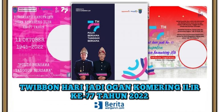 Twibbon Hari Jadi Ogan Komering Ilir ke-77 Tahun 2022