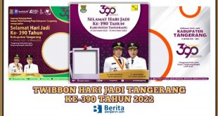 Twibbon Hari Jadi Tangerang ke-390 Tahun 2022