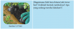 Bagaimana fisik kera hitam/yaki tersebut? Unikkah bentuk rambutnya? Apa yang sedang mereka lakukan?