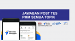 jawaban post tes semua topik pada pmm lengkap