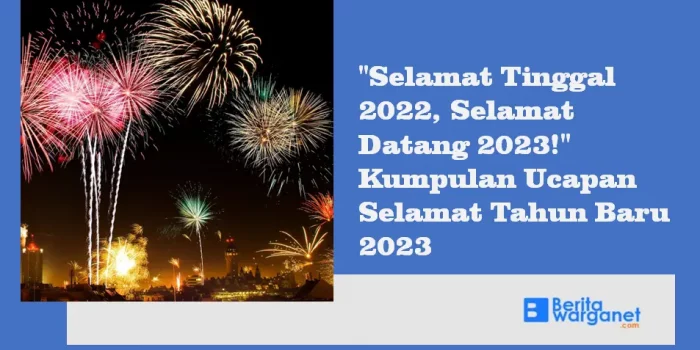 Kumpulan Ucapan Selamat Tahun Baru 2023