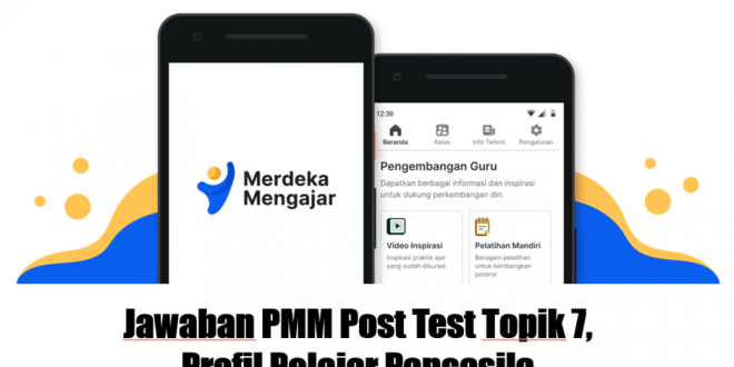 Jawaban PMM Post Test Topik 7 Profil Pelajar Pancasila