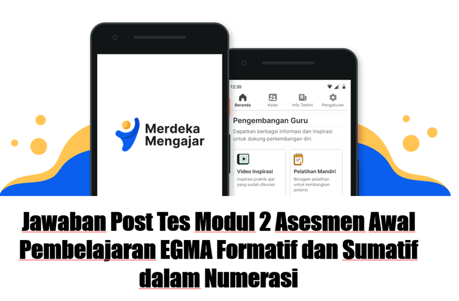 Jawaban Post Tes Modul 2 Asesmen Awal Pembelajaran EGMA Formatif dan Sumatif dalam Numerasi