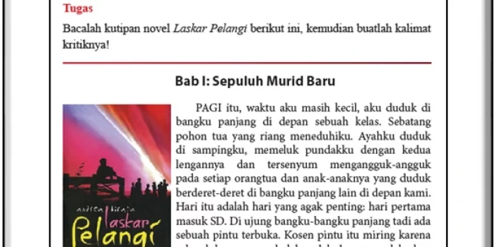 Jawaban Menyusun Kritik Sastra