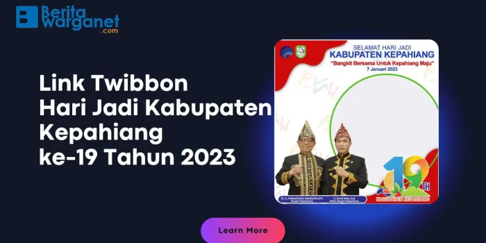 Link Twibbon Hari Jadi Kabupaten Kepahiang ke-19 Tahun 2023