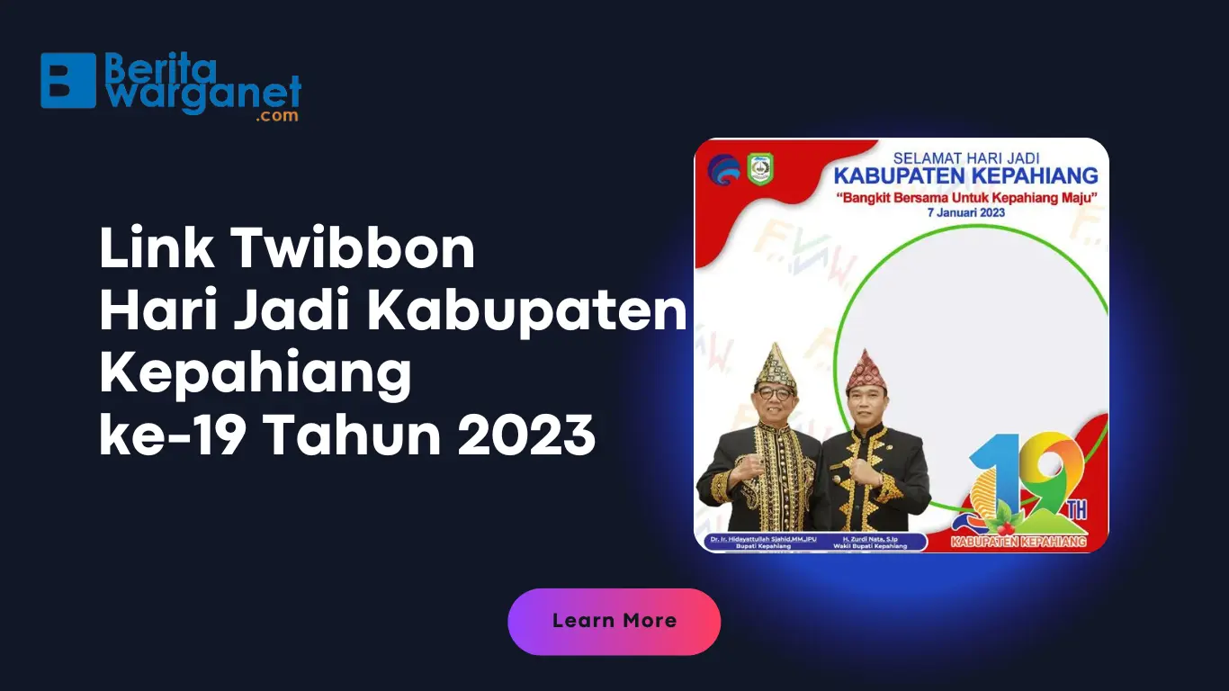 Link Twibbon Hari Jadi Kabupaten Kepahiang ke-19 Tahun 2023