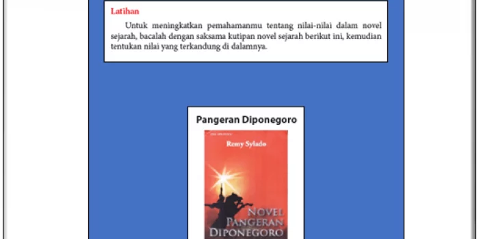 Jawaban Mengidentifikasi Nilai-Nilai dalam Novel sejarah