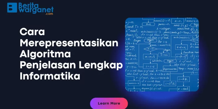 Cara Merepresentasikan Algoritma Penjelasan Lengkap Informatika