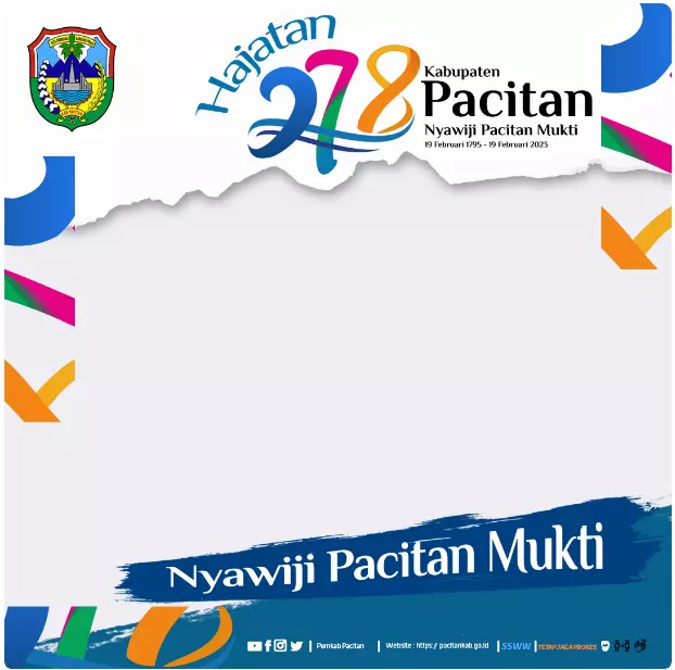 Twibbon HUT Kabupaten Pacitan 2023