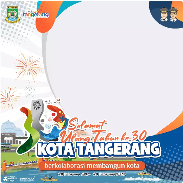 Twibbon HUT Kota Tangerang 2023