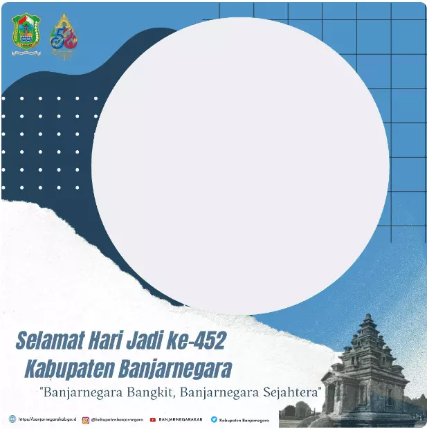 Bingkai HUT Kabupaten Banjarnegara 2023