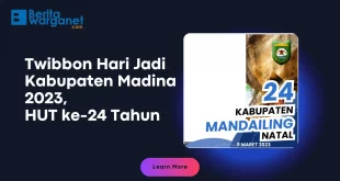 Twibbon Hari Jadi Kabupaten Madina 2023, HUT ke-24 Tahun
