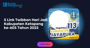 Link Twibbon Hari Jadi Kabupaten Jayapura ke-113 Tahun 2023