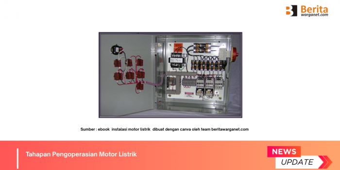 Tahapan Pengoperasian Motor Listrik
