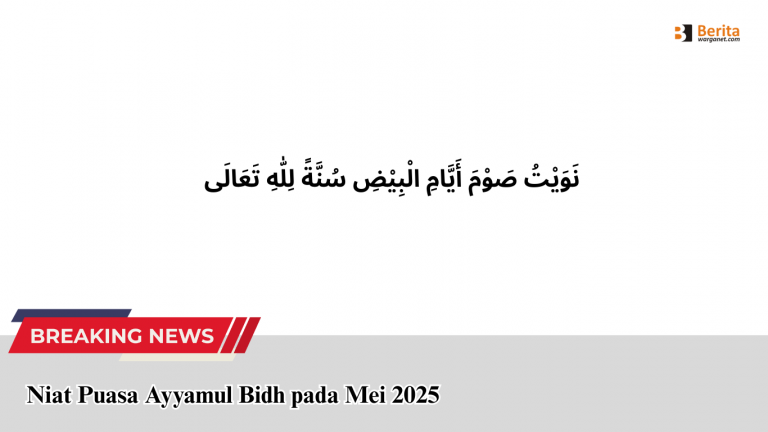 Niat Puasa Ayyamul Bidh pada Mei 2025