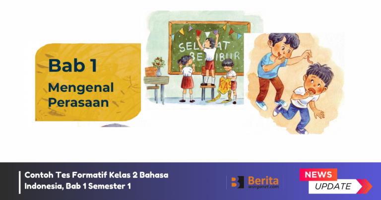 Tes Formatif Kelas 2 Bahasa Indonesia Bab 1 Semester 1