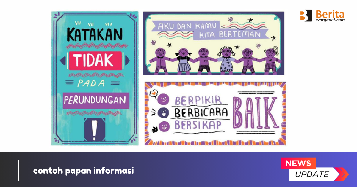 contoh papan informasi