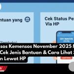 Bansos Kemensos November 2025 Mulai Dicairkan