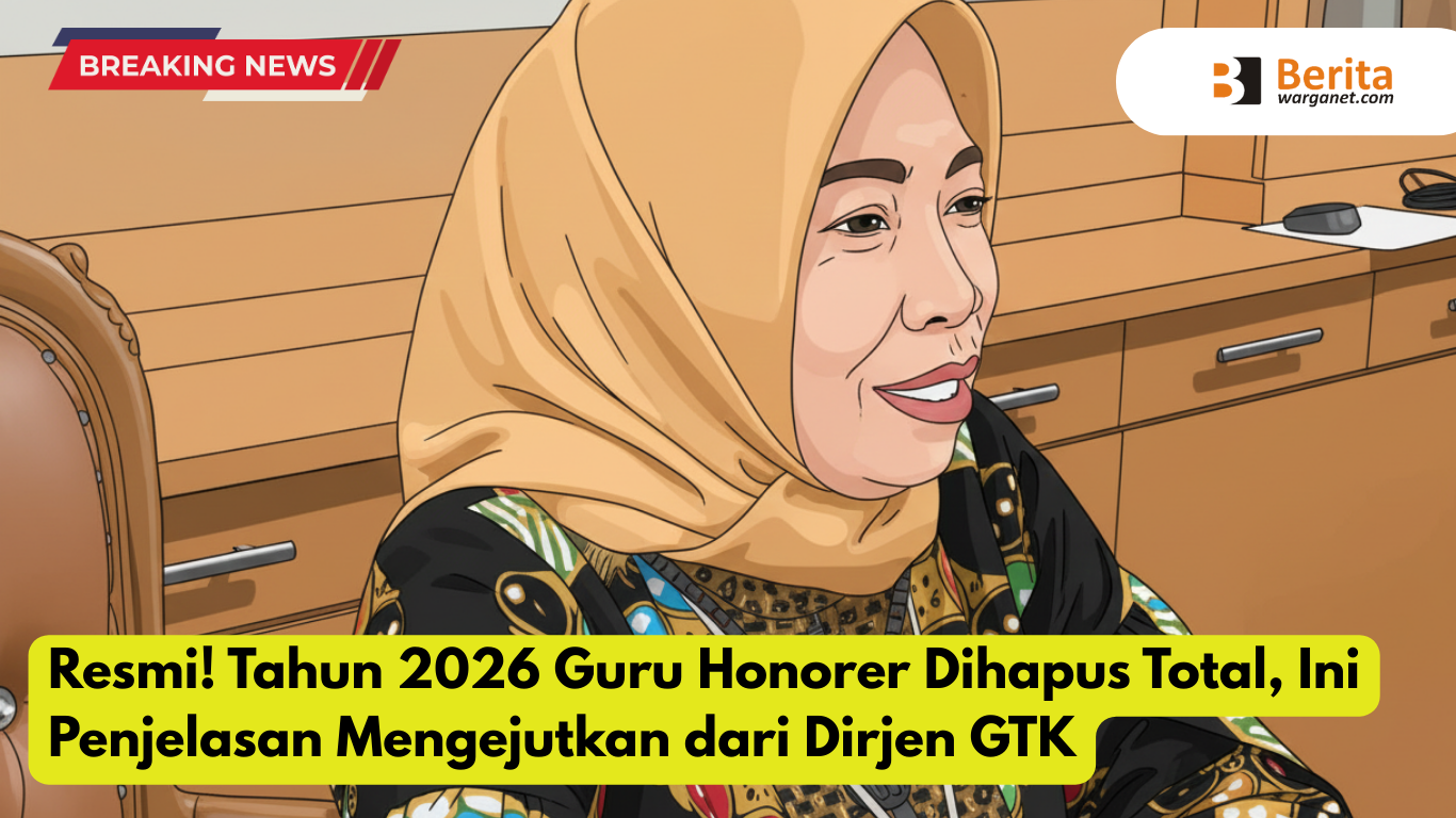 Resmi! Tahun 2026 Guru Honorer Dihapus Total, Ini Penjelasan Mengejutkan dari Dirjen GTK