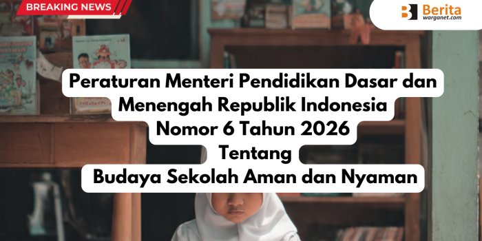 Permendikdasmen Nomor 6 Tahun 2026