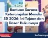 Bantuan Sarana Keterampilan Menulis SD 2026