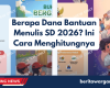 Berapa Dana Bantuan Menulis SD 2026? Ini Cara Menghitungnya
